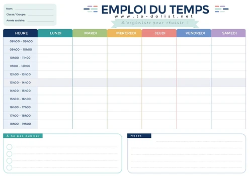 Calendrier de février 2027 au format paysage