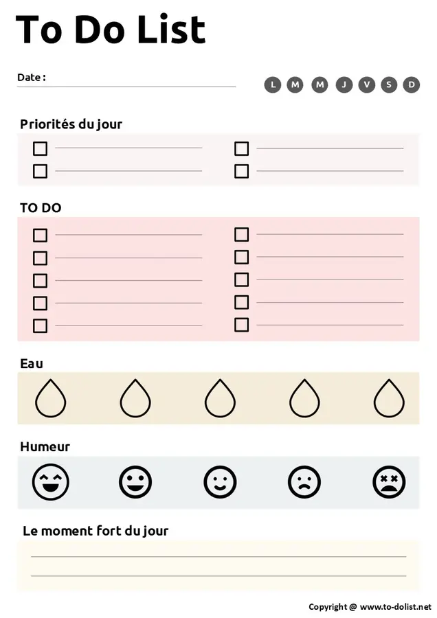 Modèle de suivi quotidien des habitudes pdf