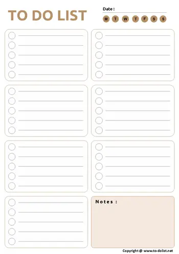 free minimalist do to list